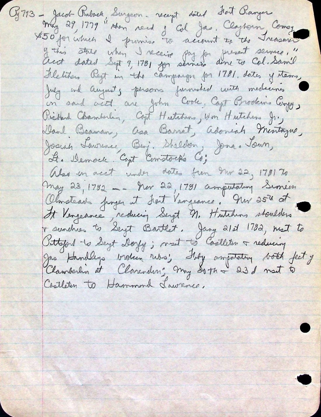 Fort Ranger 4 RUBACK surgeon's report